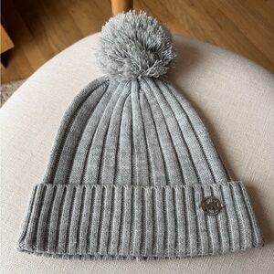 Michael Kors Women’s Gray Pom Beanie